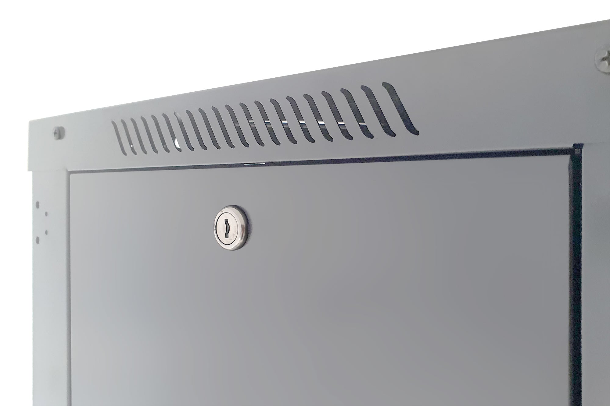 19" Wall Mount Rack Cabinet 12 Units Depth 600 mm Flat Pack Gray - Techly Professional I-CASE FP-6012G