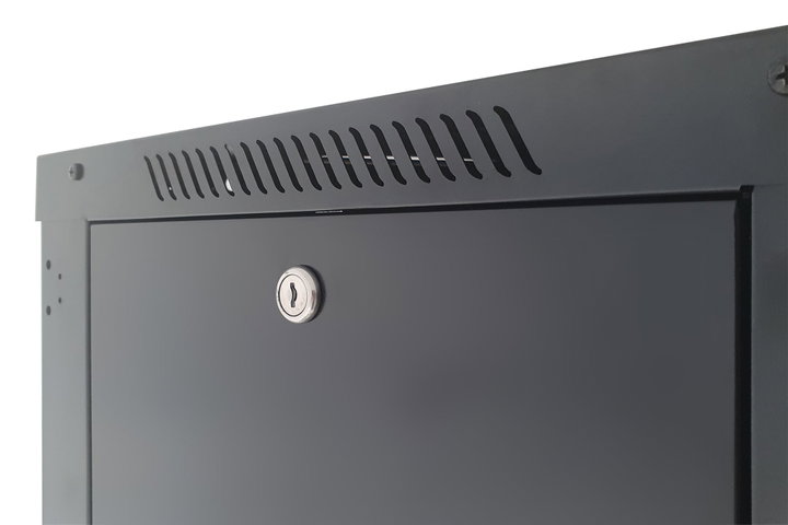 Armadio Rack 19" a Muro 15U P.600 mm Flat Pack Nero - Techly Professional I-CASE FP-6015BK