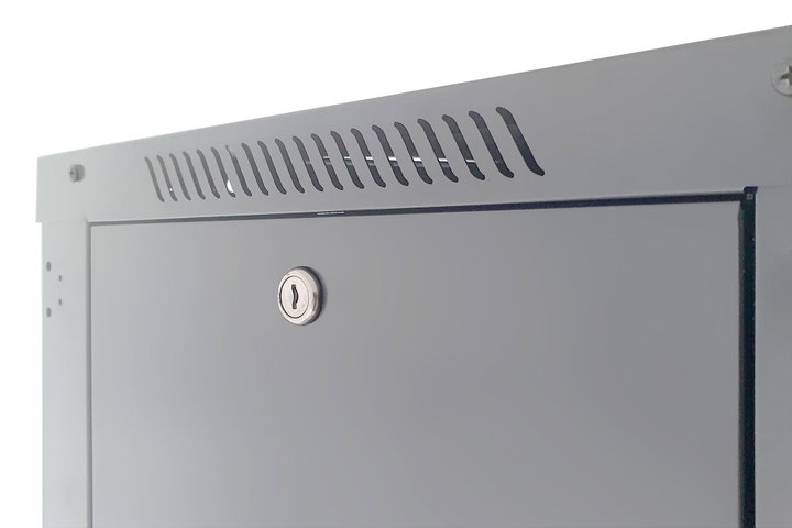Armadio Rack 19" a Muro 15U P.600 mm Flat Pack Grigio - Techly Professional I-CASE FP-6015G