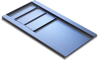 Base for Flat Pack Rack Cabinets 19" 600x1000 mm Color Black - Intellinet I-CASE FP-BP610