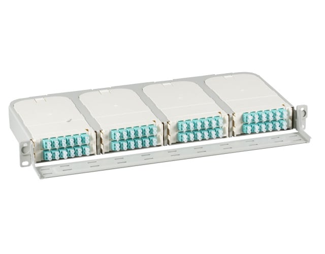 Subrack x 8 moduli FTTH 19'' 1U - I-CASE FTTH-8MD1U