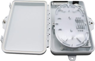 Scatola di Distribuzione Fibra Ottica FTTH IP65 4 Porte SC/LC - Techly Professional I-CASE FTTH-O4T