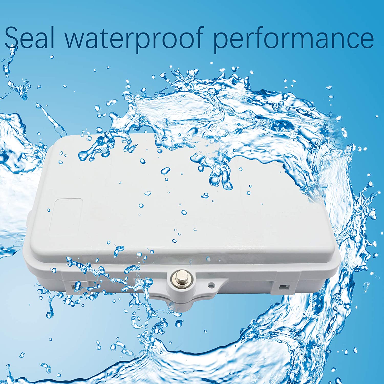 Scatola di Distribuzione Fibra Ottica FTTH IP65 4 Porte SC LC - Techly Professional I-CASE FTTH-O4T