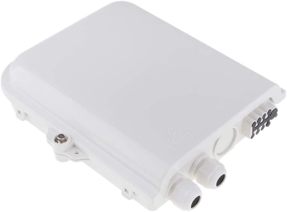 FTTH Fiber Optic Distribution Box IP65 8 Ports SC LC - Techly Professional I-CASE FTTH-O8T