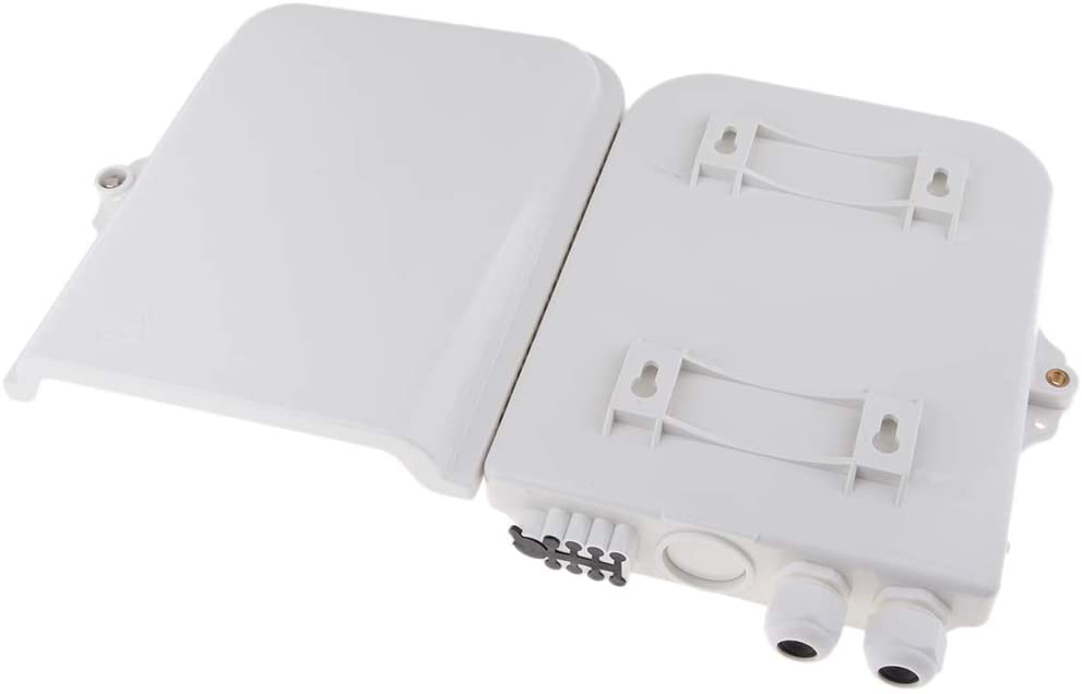 FTTH Fiber Optic Distribution Box IP65 8 Ports SC LC - Techly Professional I-CASE FTTH-O8T