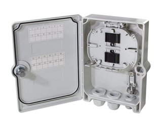 Scatola di Giunzione Fibra Ottica 24 Fibre per Applicazioni FTTH/FTTB - Logilink I-CASE FTTH-OUT24