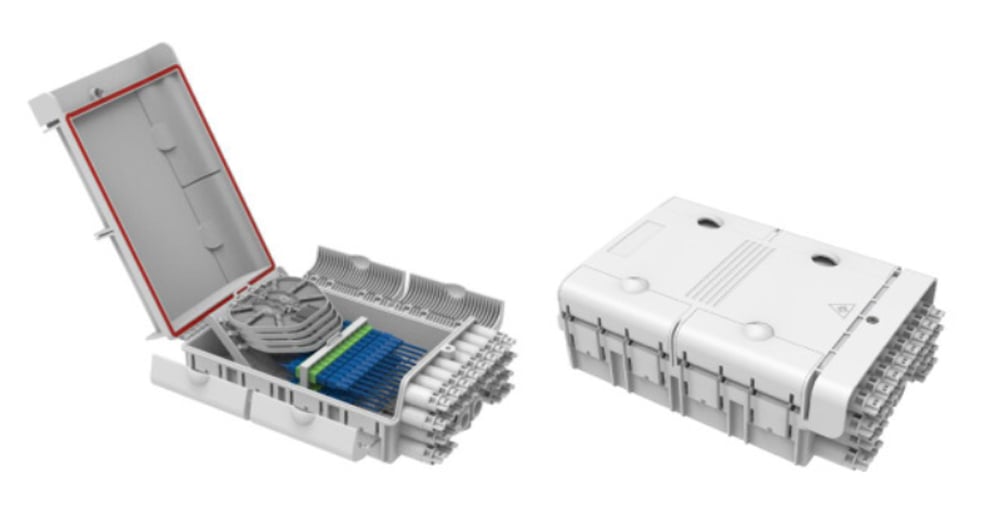 Outdoor FTTH Connection Box IP65 48 Fibers - OEM I-CASE FTTH-OUT48