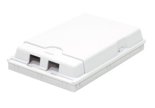 Scatola di Connessione Indoor FTTH per 2 Fibre 2 Adattatori IP20 - Techly Professional I-CASE FTTH2T