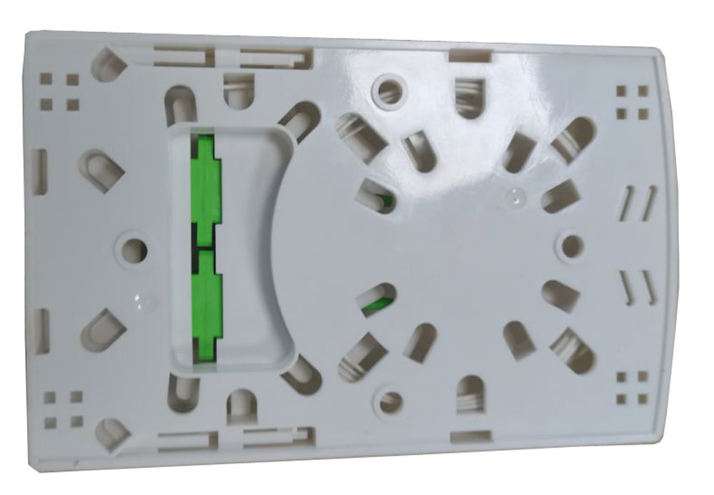 Scatola di Connessione Indoor FTTH per 2 fibre, 2 adattatori, IP20 - Techly Professional I-CASE FTTH2T