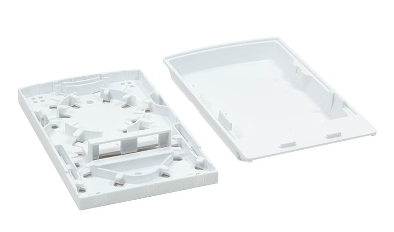 Scatola di Connessione Indoor FTTH per 2 fibre, 2 adattatori, IP20 - Techly Professional I-CASE FTTH2T