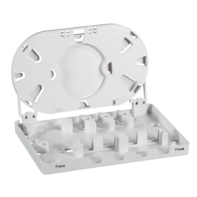 Scatola di connessione indoor FTTH per 4 fibre, 4 adattatori, IP20 - I-CASE FTTH4