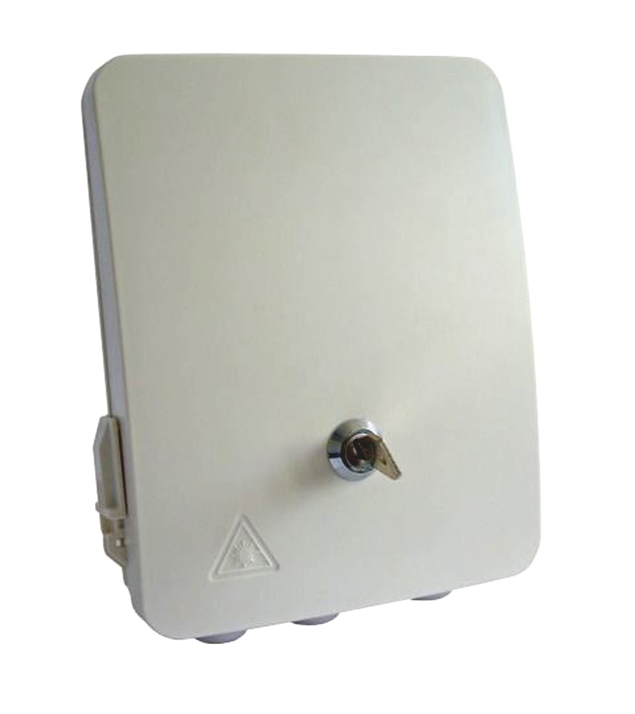 FTTx terminal box 8 connections LC-D/SC-S - I-CASE FTTX-S8