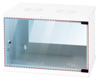 Vetro di Ricambio per Armadio Rack 19" da Muro 9U - Techly I-CASE GLASS-09EL