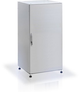Rack cabinet 19" floor-standing 25U gray IP55 blank door depth 800 mm - Techly Professional I-CASE IP-2580GC