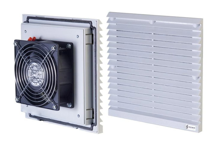 Ventilatore 204x204 mm IP54 140mc/h - Techly Professional I-CASE IP-FAN204
