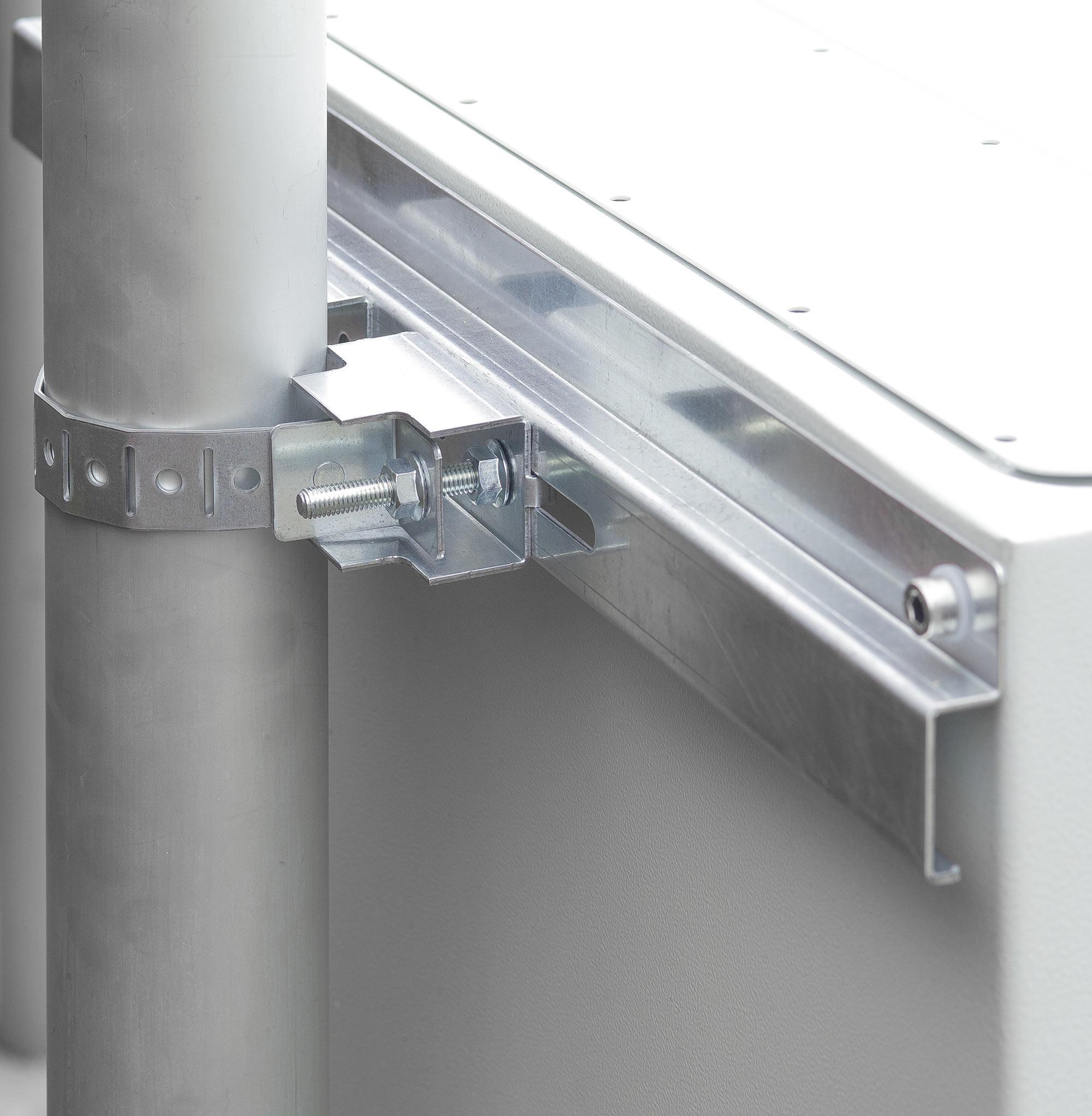 Pole mounting kit for IP65 rack - Techly Professional I-CASE IP-KIT1