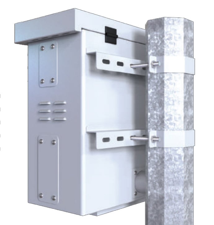 Morsetto Ottagonale per Fissaggio Accessori a Palo - Techly Professional I-CASE IP-KITP