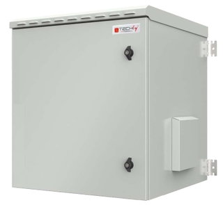 Armadio Rack 19" a Parete 12U Grigio IP55 Porta Cieca prof. 600 mm - Techly Professional I-CASE IP55-1260