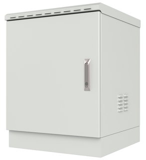 Armadio Rack 19" 12U IP66 Grigio Doppia Porta Cieca 600mm - Techly Professional I-CASE IP66-1260DP
