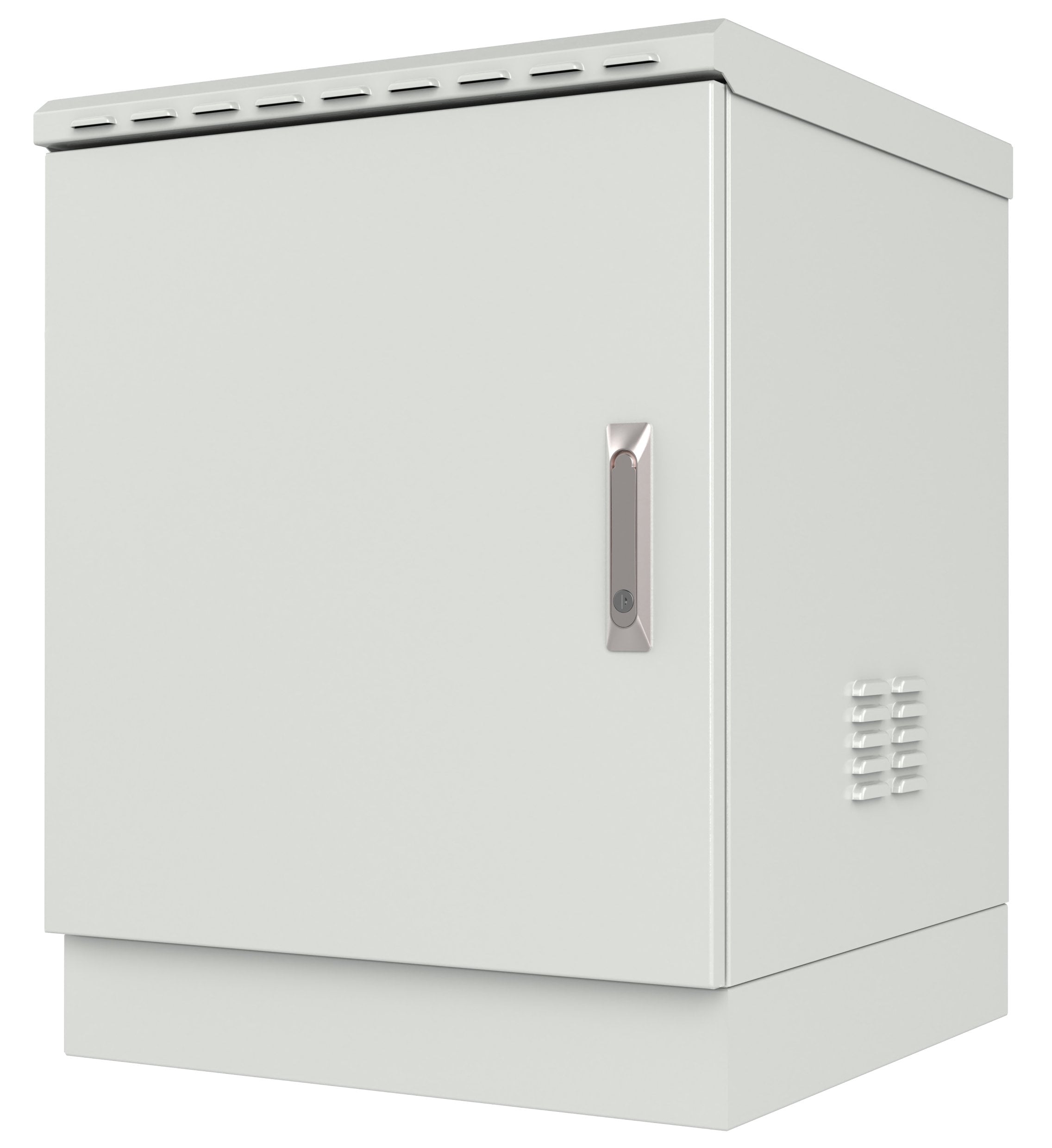 Armadio Rack 19'' a Pavimento 16U grigio IP66 Doppia Porta Cieca prof. 600 mm - Techly Professional I-CASE IP66-1660DP