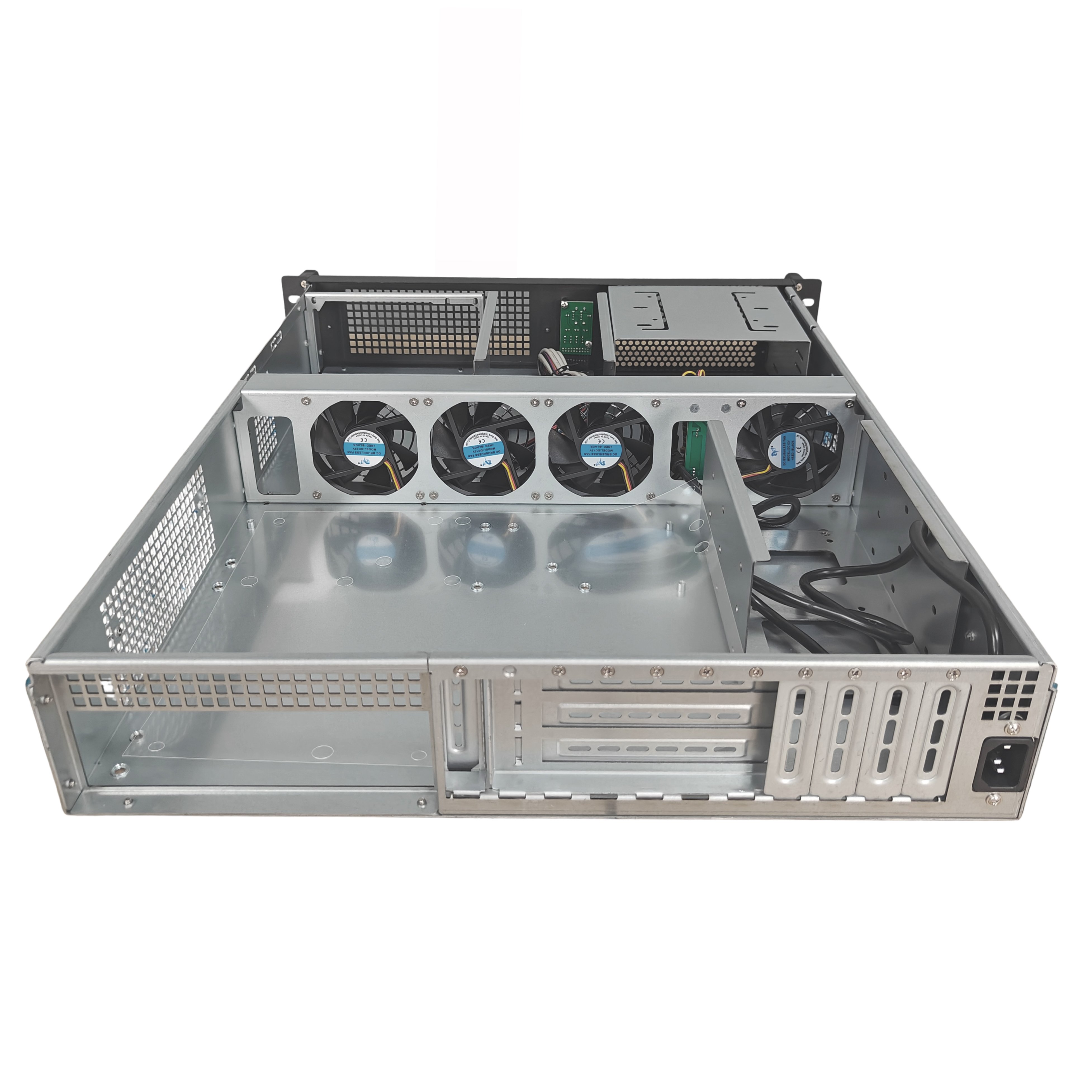 Chassis Industriale da Rack 19'' 2U Nero - Techly I-CASE IPC-2055