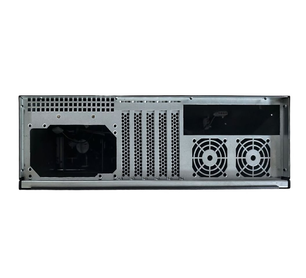 Chassis Industriale da Rack 19'' 3U Ultra Compatto Nero - Techly I-CASE IPC-338