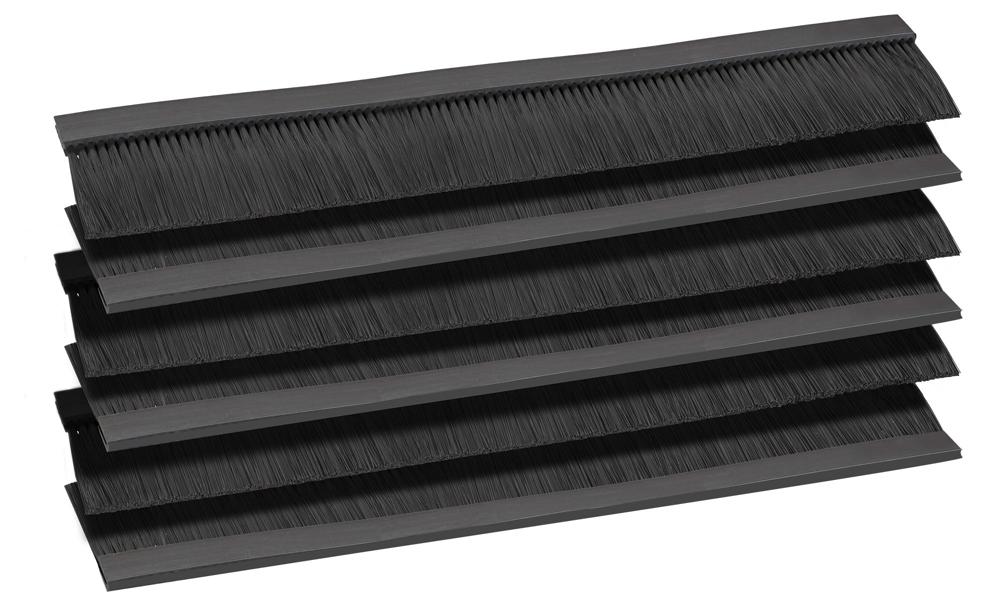 Sei Spazzole Ingresso Cavi per Armadio Rack 380 mm - Techly Professional I-CASE KIT-SP5