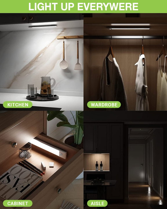 Barra LED Magnetica con Sensore di Movimento 5W 4000K - Techly I-CASE LIGHT-06