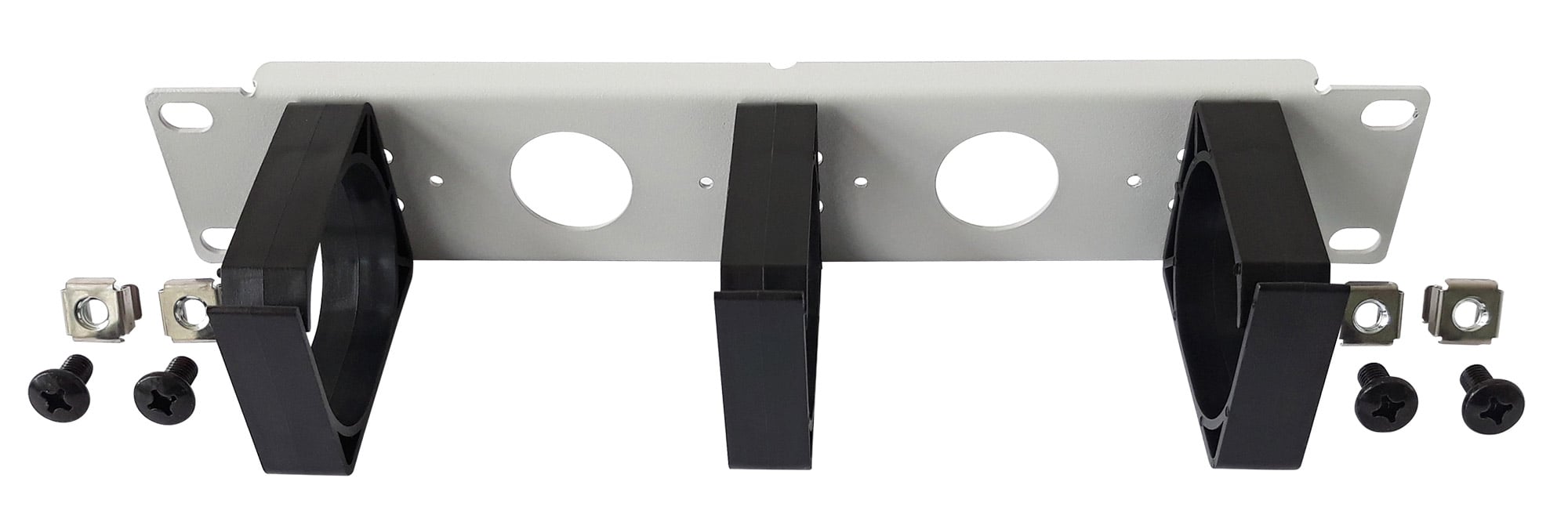 Pannello Passacavi 1U per Armadio 10'' Grigio - Techly Professional I-CASE M10-CABLE