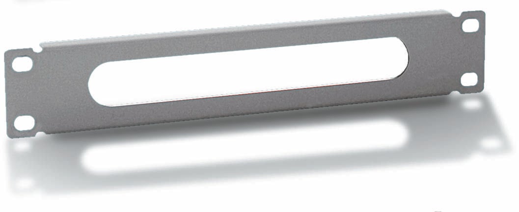 Pannello passacavi 10'' 1U Grigio - Techly Professional I-CASE M10-CABLE2