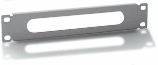 Cable management panel 10" 1U Gray - Techly Professional I-CASE M10-CABLE2
