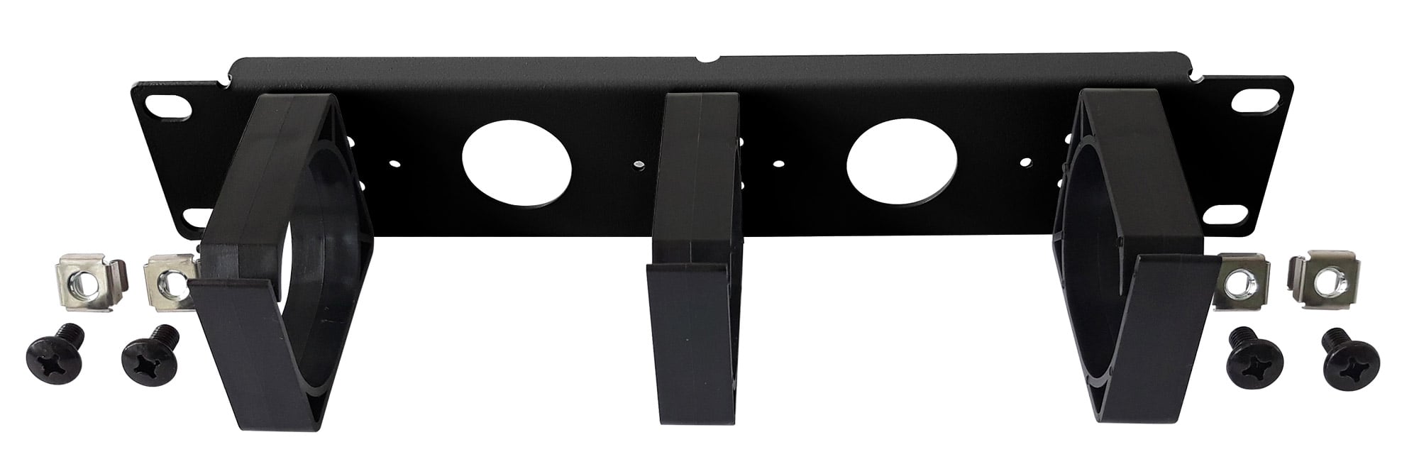 Pannello Passacavi 1U per Armadio 10'' Nero - Techly Professional I-CASE M10-CDK