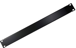 Blank Panel 1 HE for 10" Cabinet Black - Techly Professional I-CASE M10-NE