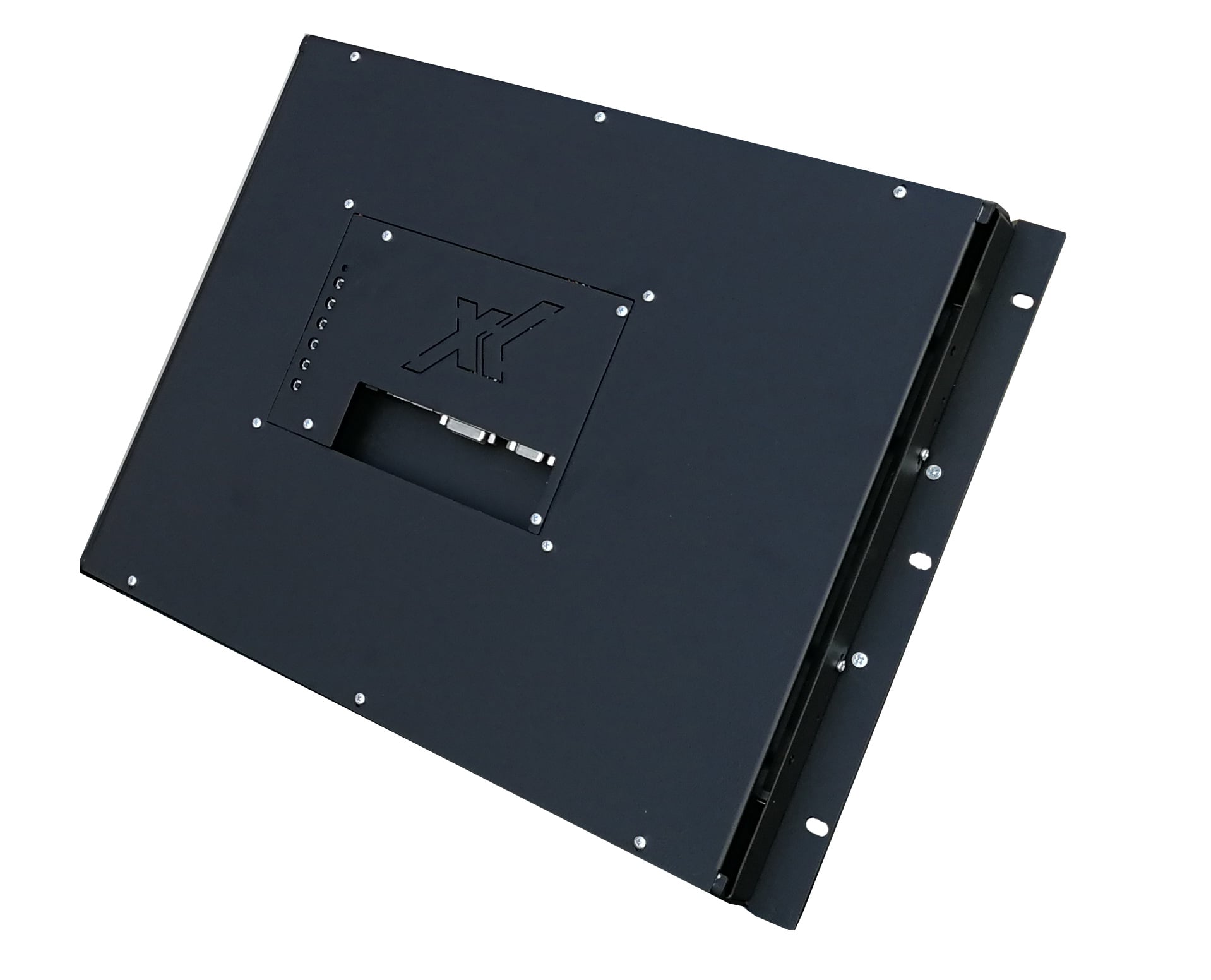 Monitor 8U for Rack Wardrobe 18,5" Full HD Black - Techly Professional I-CASE MONI-_185BK