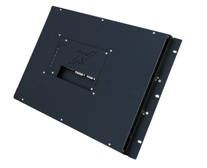 Monitor 8U per Armadio Rack 18,5" Full HD Nero - Techly Professional I-CASE MONI-185BK