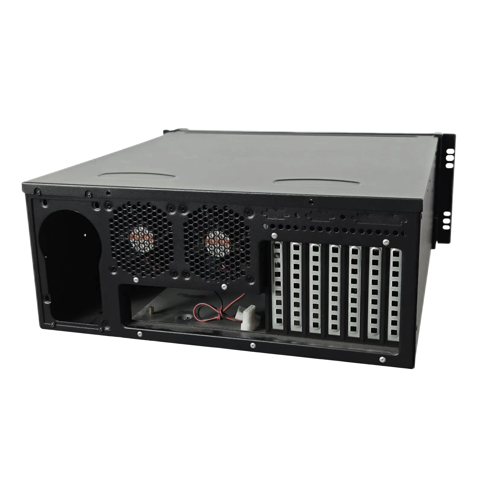 Chassis Industriale per Computer Montaggio a Rack 4U Profondità 499mm - Techly I-CASE MP-P4HX-BLK2