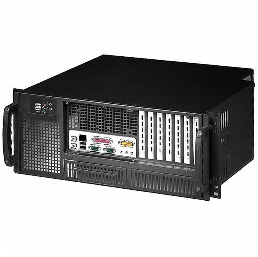 Industrial Rack Chassis 19''/Desktop 4U Ultra Compact Black - Techly I-CASE MP-P4HX-BLK6