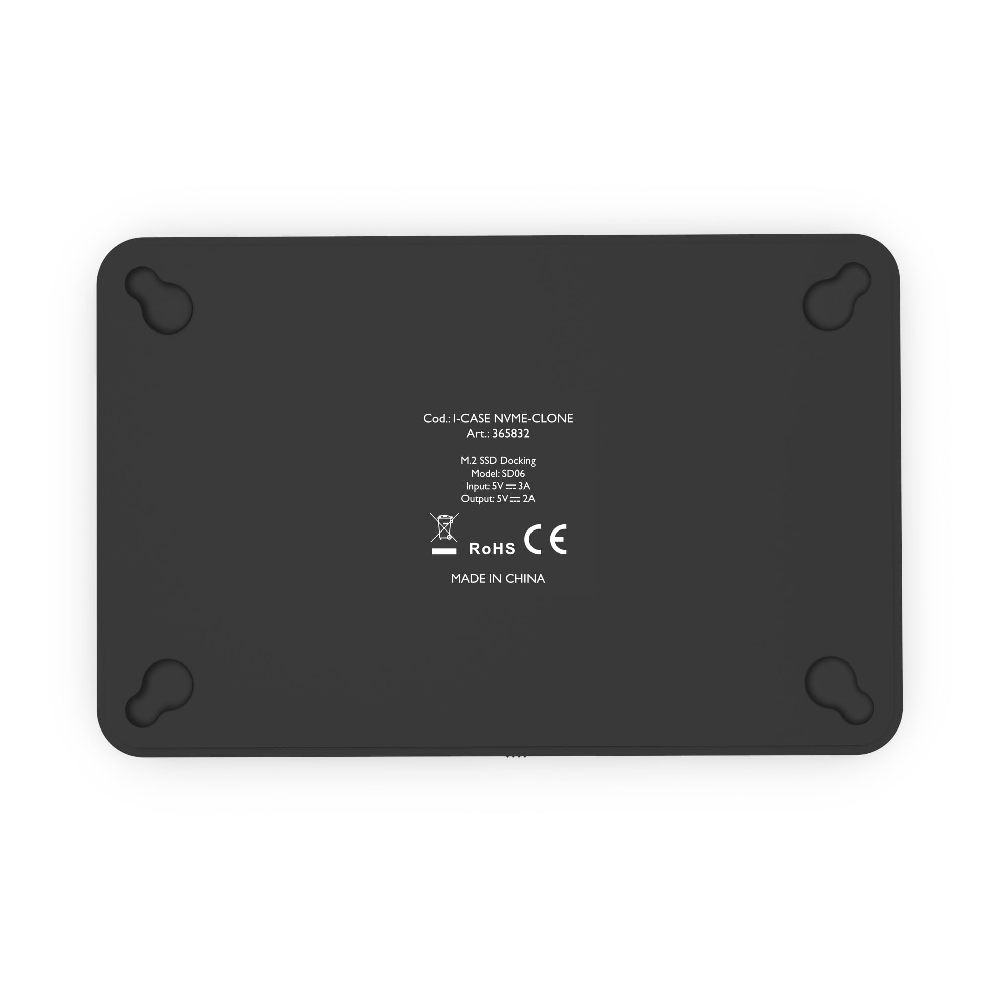 Docking Station Dual-Bay SSD M.2 NVMe PCIe SATA 10 Gbps Clone - Techly I-CASE NVME-CLONE