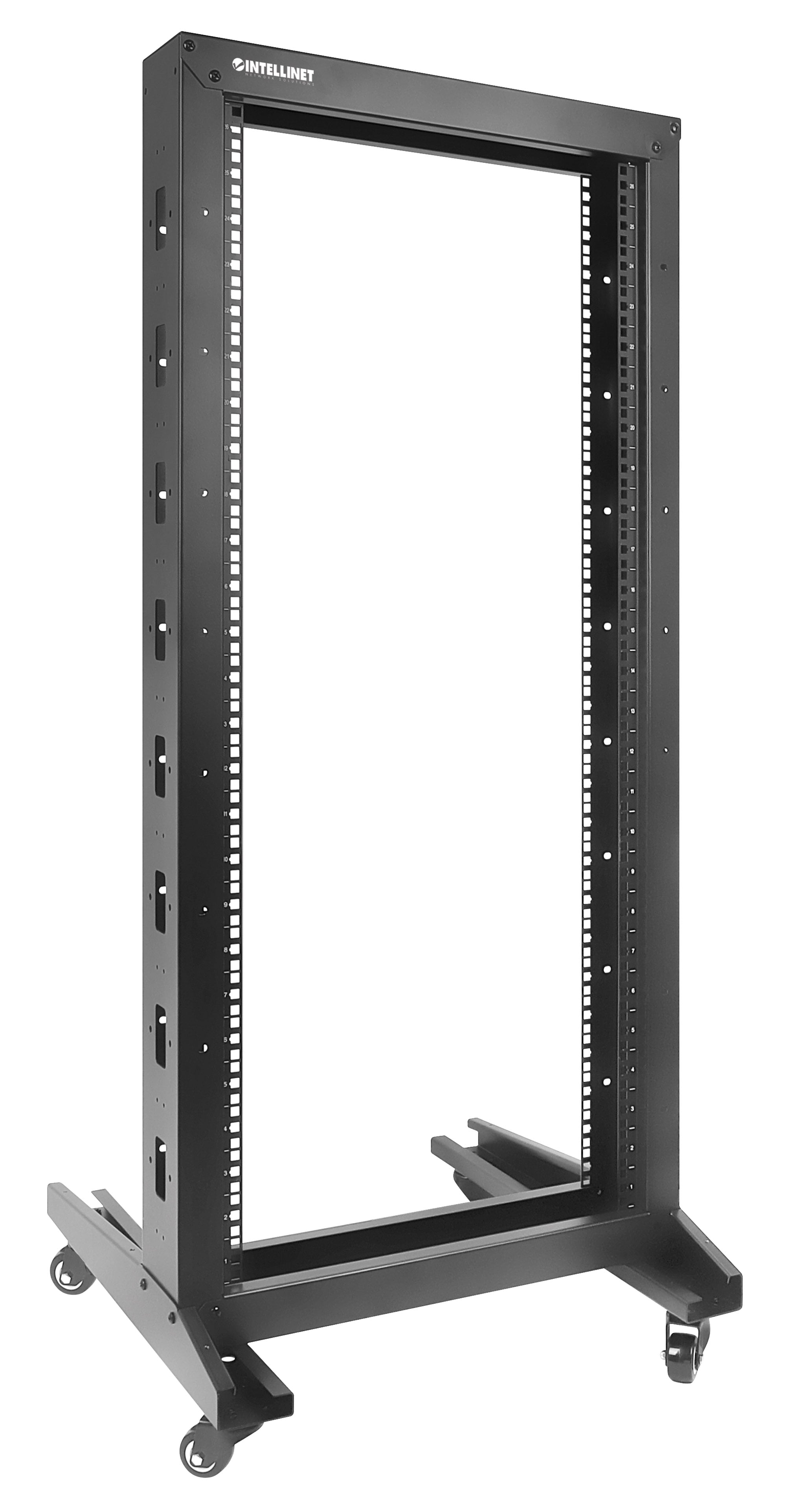Open Frame Rack 19'' 26U 2 Montanti - Intellinet I-CASE OF-1026BKV2