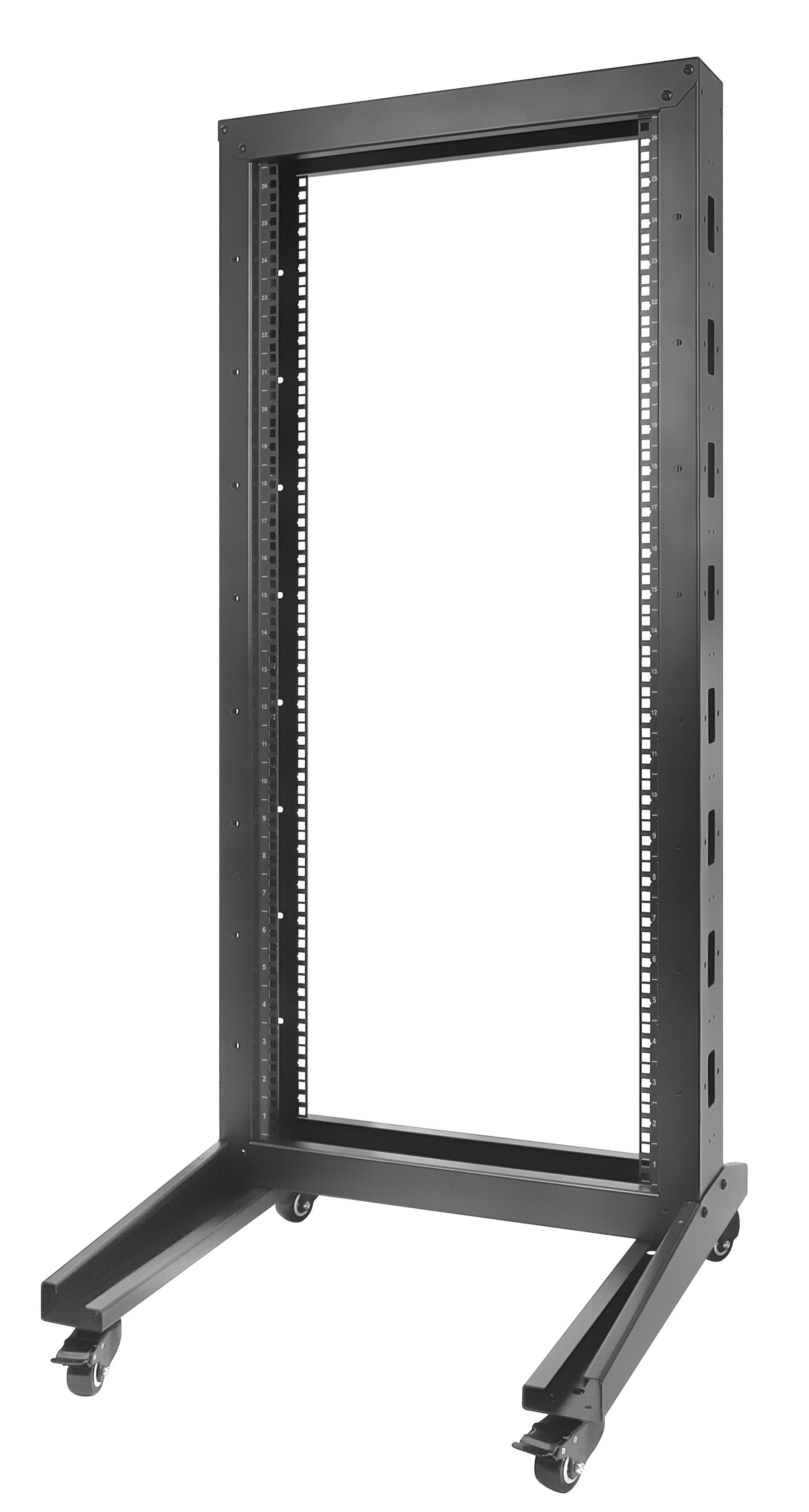 Open Frame Rack 19'' 26U 2 Montanti - Intellinet I-CASE OF-1026BKV2