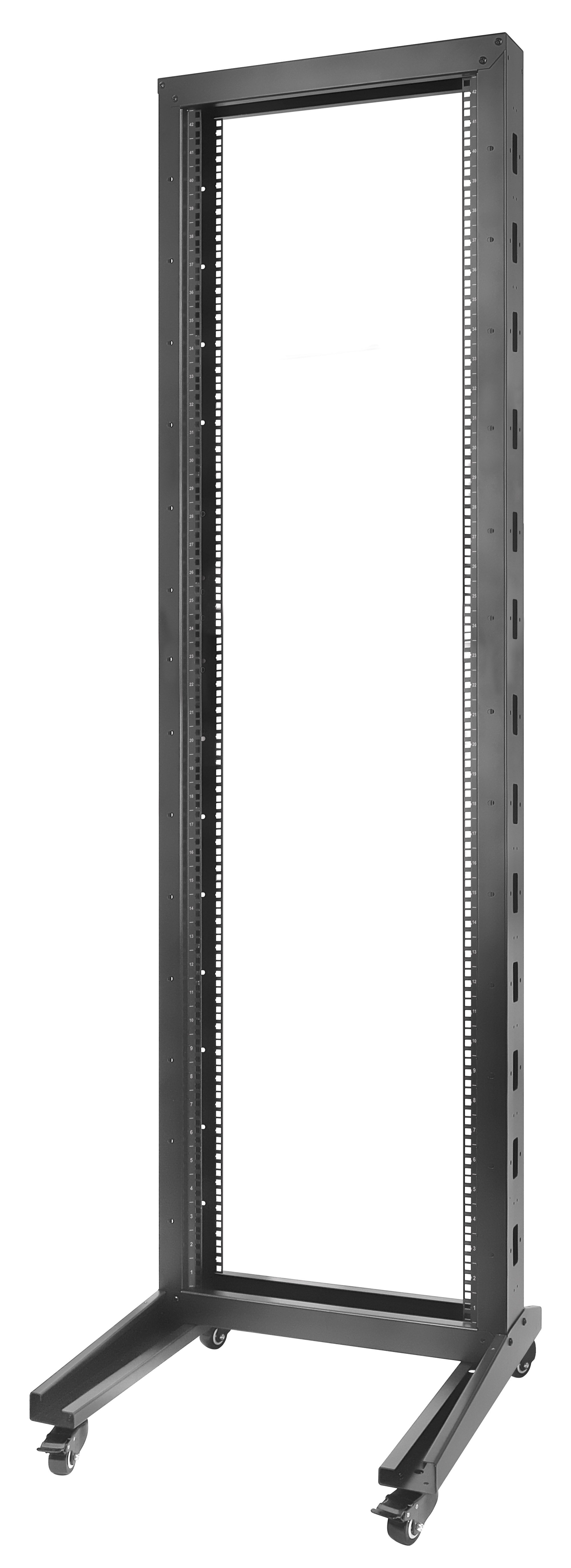Open Frame Rack 19'' 42U 2 Montanti - Intellinet I-CASE OF-1042BKV2