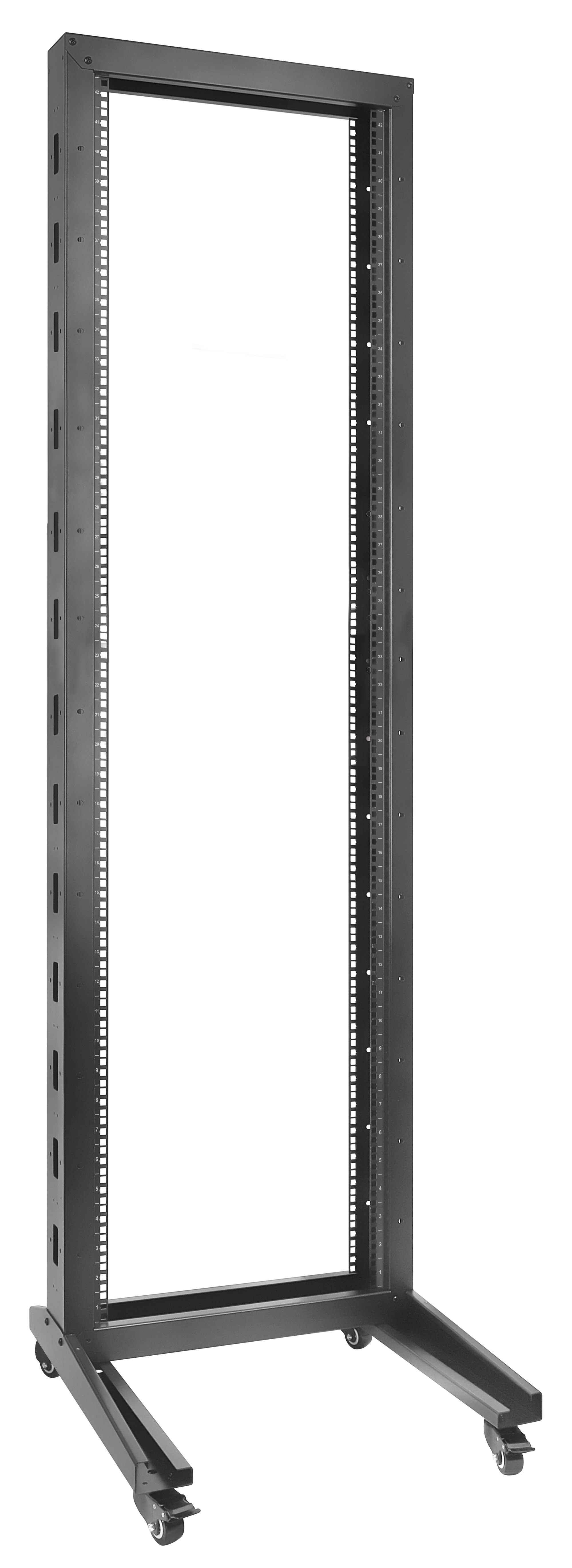Open Frame Rack 19'' 42U 2 Montanti - Intellinet I-CASE OF-1042BKV2