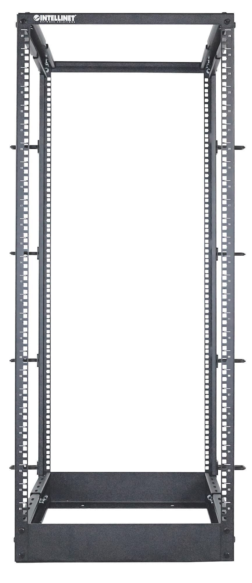 Open Frame Rack 19'' 4 Montanti 26U con profondità regolabile - Intellinet I-CASE OF-MOD26U