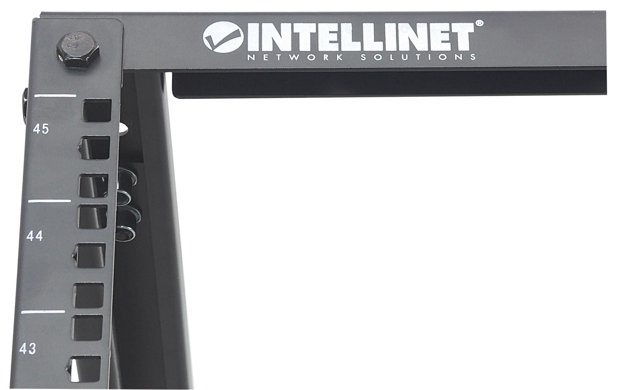 Open Frame Rack 19'' 4 Montanti 45U con profondità regolabile - Intellinet I-CASE OF-MOD45U