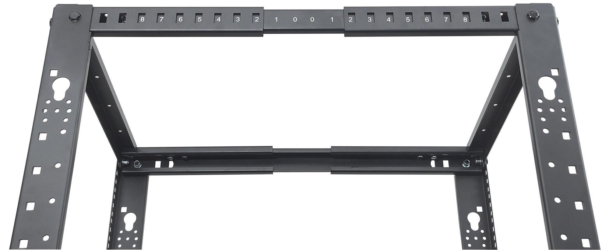 Open Frame Rack 19'' 4 Montanti 45U con profondità regolabile - Intellinet I-CASE OF-MOD45U