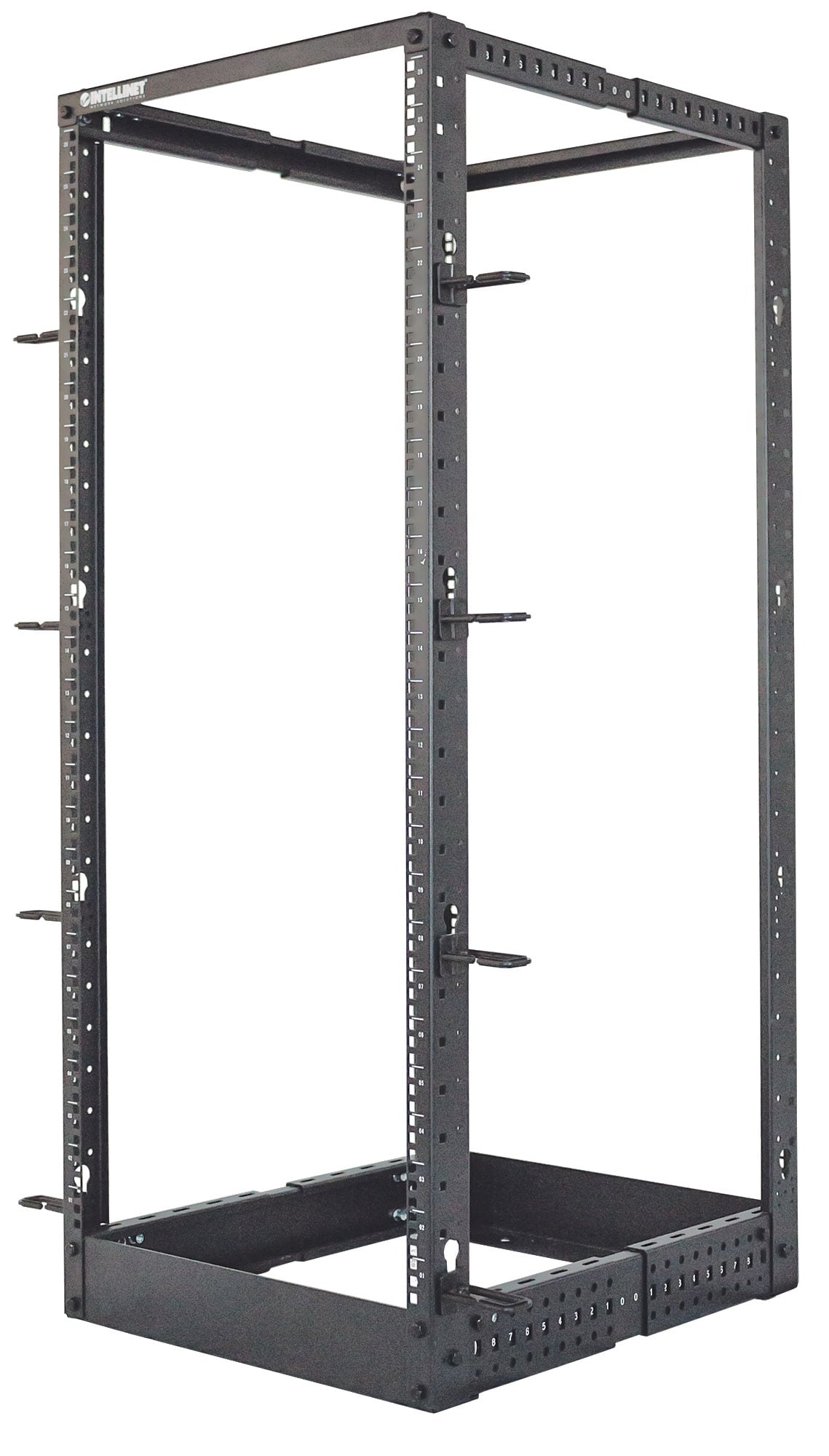Open Frame Rack 19'' 4 Montanti 48U con profondità regolabile - Intellinet I-CASE OF-MOD48U