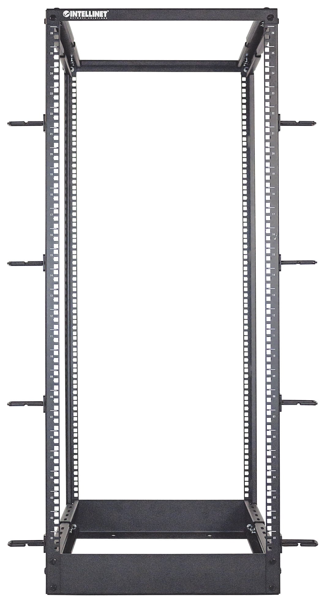 Open Frame Rack 19'' 4 Montanti 48U con profondità regolabile - Intellinet I-CASE OF-MOD48U