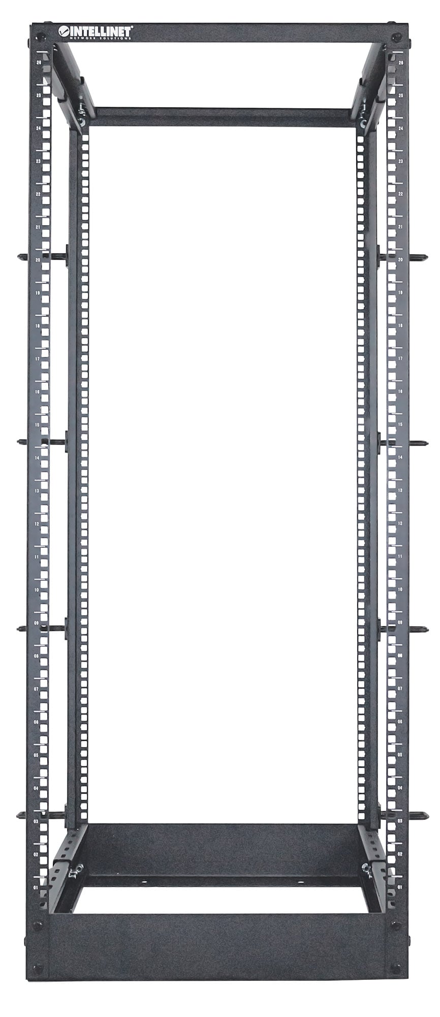Open Frame Rack 19'' 4 Montanti 48U con profondità regolabile - Intellinet I-CASE OF-MOD48U