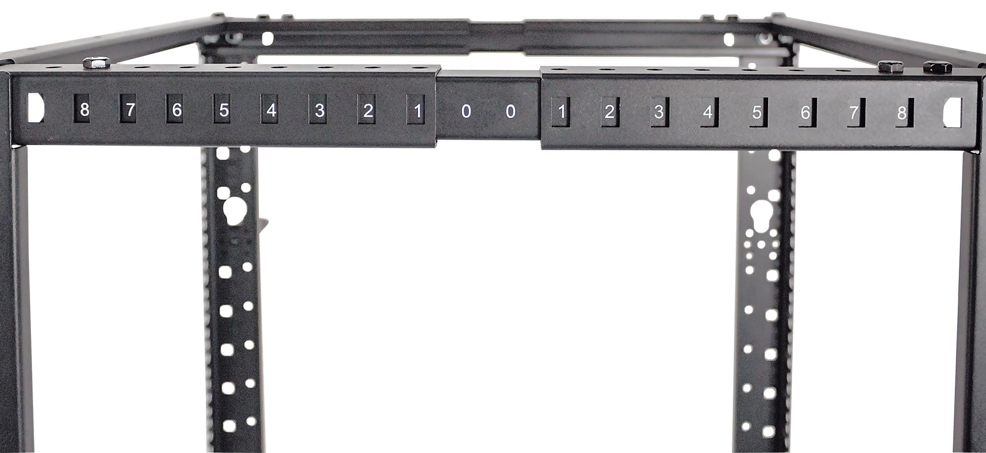 Open Frame Rack 19'' 4 Montanti 48U con profondità regolabile - Intellinet I-CASE OF-MOD48U