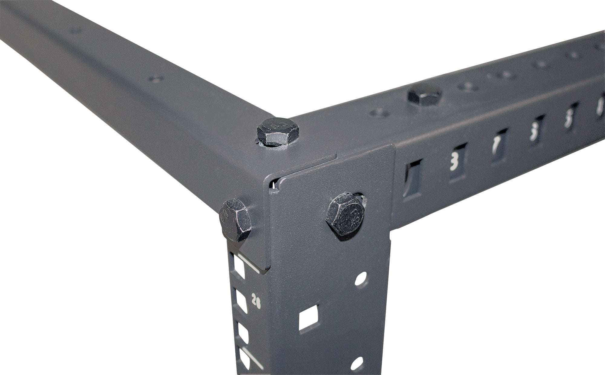 Open Frame Rack 19'' 4 Montanti 48U con profondità regolabile - Intellinet I-CASE OF-MOD48U